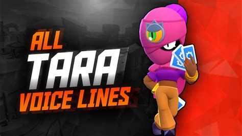 TARA Voice Lines | Brawl Stars - YouTube