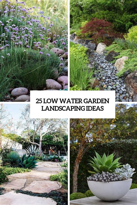 25 Low Water Garden Landscaping Ideas - DigsDigs