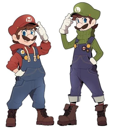 #MarioBros et #Luigi #Dessin #Fanart redlhz #JeuVideo #Nintendo # ...