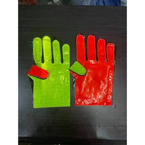 Traffic Gloves Reflectorized (GREEN AND ORANGE) | Shopee Philippines