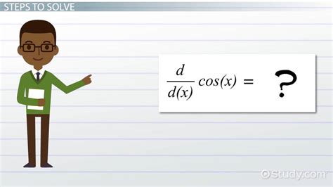 Derivative of Cos(x) | Definition, Proof & Functions - Lesson | Study.com