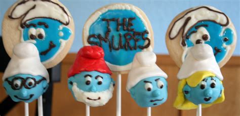 Candy Coated: Smurf Cake Pops and Cookies