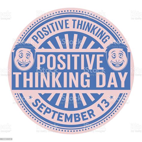 Positive Thinking Day Stock Illustration - Download Image Now ...