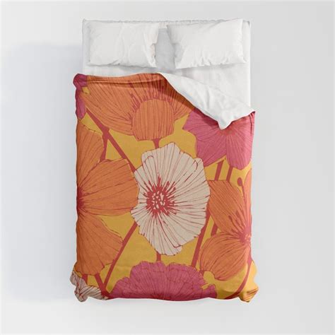 Summer Flowers Duvet Cover by Tracie Andrews Art | Society6