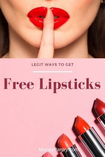 17 Legit Ways to Get Free Lipstick Samples (Regularly!) - MoneyPantry