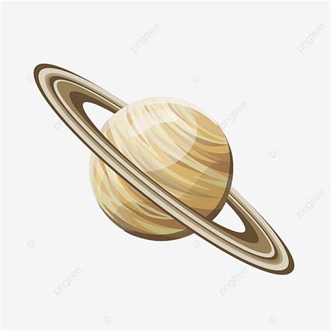 Planets Saturn Vector Design Images, Planet Saturn Isolated Cartoon ...