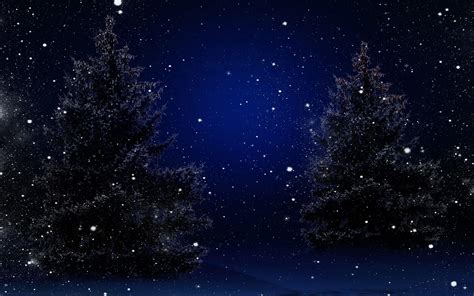 Snowy Christmas Night Wallpapers - Top Free Snowy Christmas Night ...