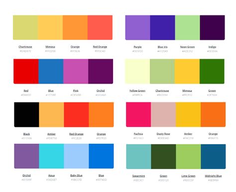 Color Combinations Guide: The Ultimate Cheat Sheet (2024) | Good color ...