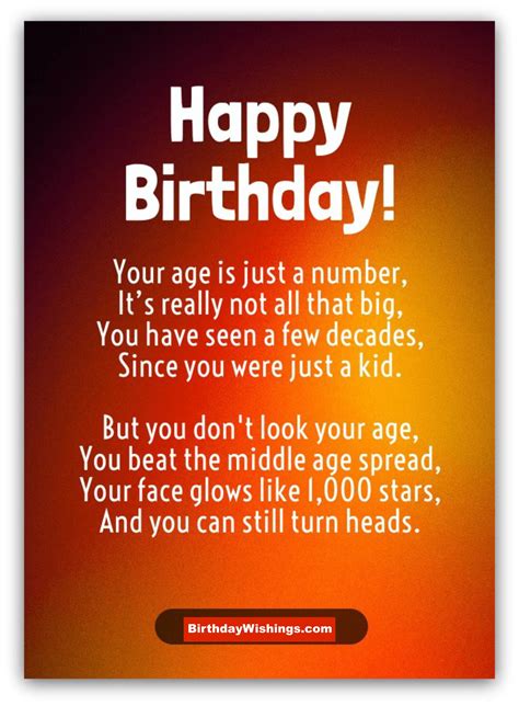 30 Fresh 70th Birthday Funny Poems - Poems Ideas