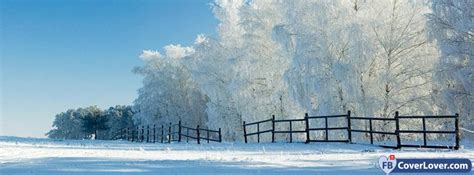 Winter Wonderland nature and landscape Facebook covers photo