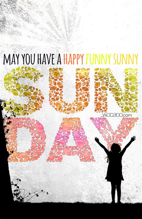 May you have a happy Sunday Printable Poster