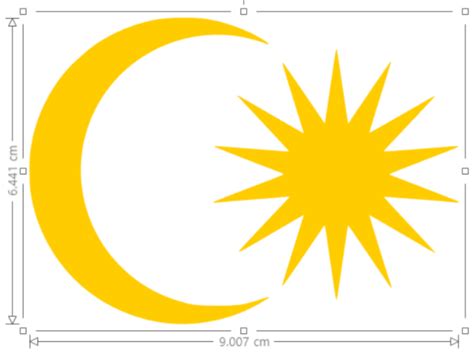 Logo Bulan Dan Bintang Bendera Malaysia - IMAGESEE