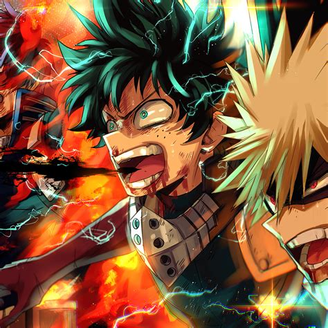 1080x1080 Resolution My Hero Academia 4k Cool Art 1080x1080 Resolution ...