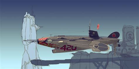 Flying submarine WIP by Shaka-zl on DeviantArt