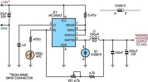 Efficient Fan Speed Controller Circuit Diagram