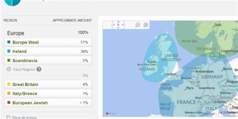 Ancestry Dna Kit Results From Test (1) - Irish Around The World