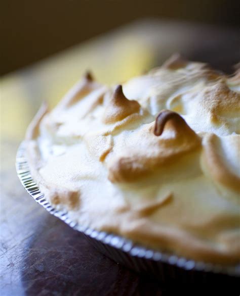 Lemon Meringue Pie with A Graham Cracker Crust - Partial Ingredients