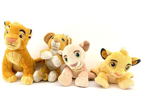 Lot - Lot of 4 Disney Lion King Plush Animals