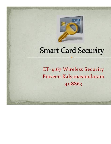 Smart Card Security