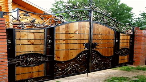 50 Modern Gate Design 2021 | Metal & Wood Gate | Iron Gate | Rustic ...