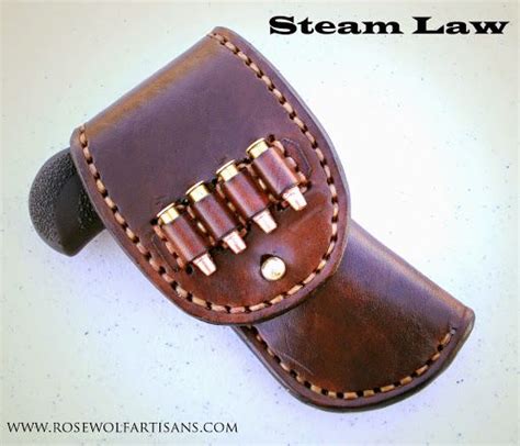 Photo: Derringer Holster with Cavalry Flap. Full buckskin lining with ...