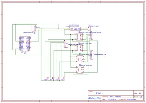 Final PCB DIP Component Bottom - OSHWLab