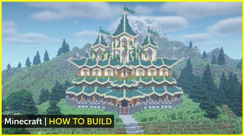 Minecraft Elven Castle Tutorial - YouTube