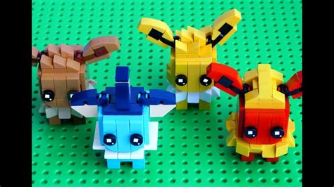 LEGO Pokemon + Instructions Part 29 - Vaporeon, Jolteon, and Flareon ...