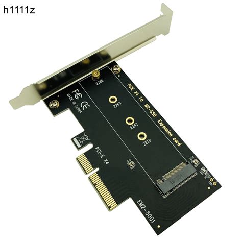 Socket M Kunci M.2 NVME SSD PCIe Adaptor Dukungan Kartu PCI Express 3 ...