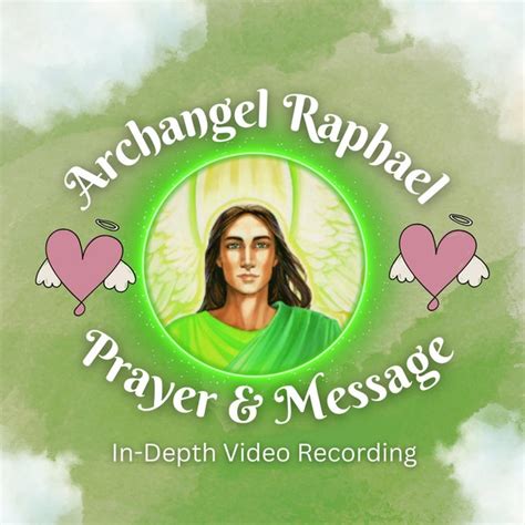 Archangel Raphael Prayer Card - Etsy