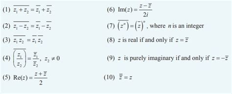 Summary - Complex Numbers