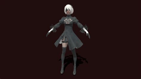 2B nier automata - Download Free 3D model by Cyber (@calibreefe20 ...