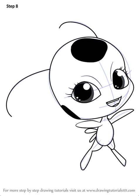 Learn How to Draw Tikki from Miraculous Ladybug (Miraculous Ladybug ...