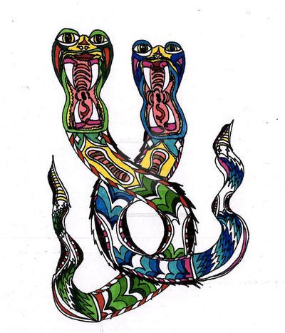 Twin Snakes by LoganSmithArtwork on DeviantArt