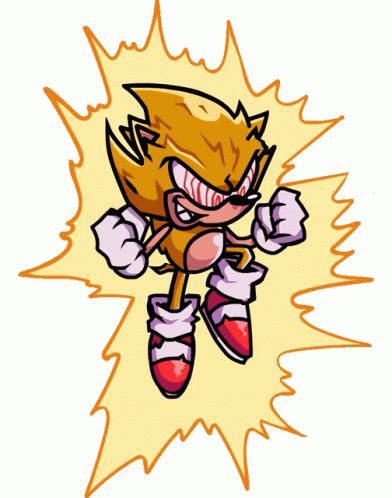 Fleetway Super Sonic Sticker – Fleetway Super Sonic Fnf – GIFs ...