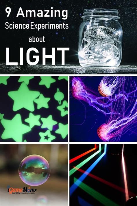 9 Science Experiments about Light for Kids