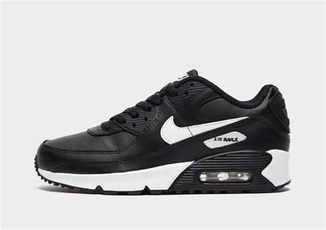 Zwart Nike AIR MAX 90 LTR GS WH | JD Sports