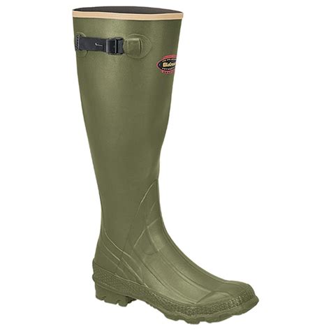 LaCrosse Men's Grange 18" Rubber Hunting Boots, Green - 147037, Rubber ...