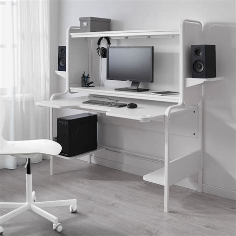 UTESPELARE MATCHSPEL Gaming Desk, Chair And Drawer Unit, Light Grey ...