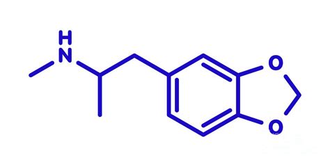 Mdma Party Drug Molecule Photograph by Molekuul/science Photo Library