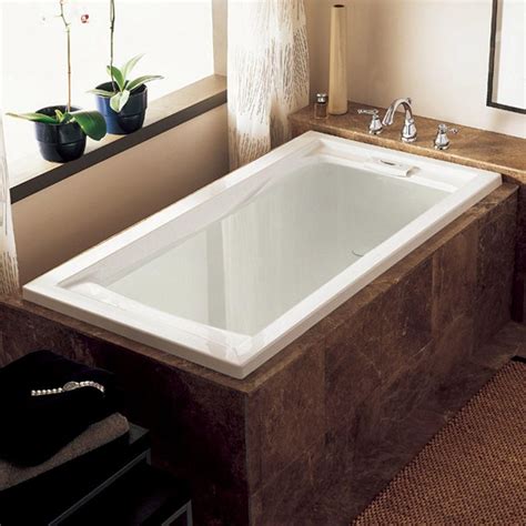 American Standard Evolution 72 in. x 36 in. Acrylic Soaking Bathtub ...