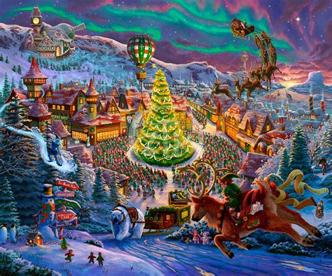 Santa’s North Pole - Thomas Kinkade Smoky Mountains