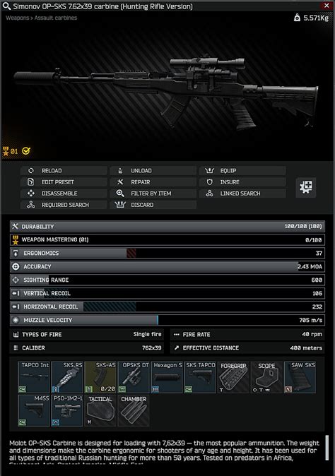 New Gunsmith part 4 quest guide update. OP-SKS cheapest build in Escape ...