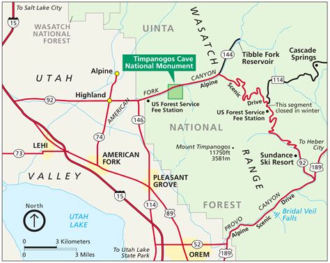 Timpanogos Cave Maps | NPMaps.com - just free maps, period.