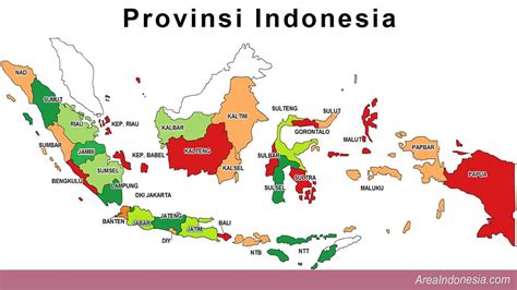 Daftar 37 Provinsi Dan Pulau Besar Di Indonesia UPDATE - Area Indonesia