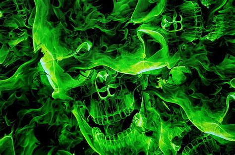 Details more than 79 green skull wallpaper super hot - in.cdgdbentre