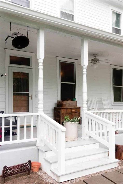 How To Build Front Porch Steps - Farmhouse on Boone