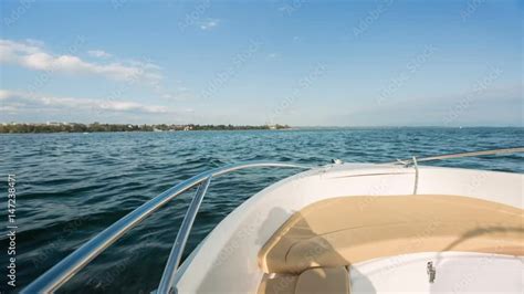 Lake Constance on a motor boat Stock Video | Adobe Stock