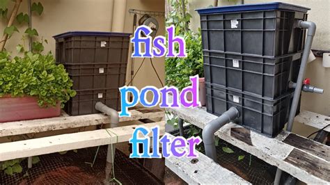 How To Make DIY Fish Pond Filter very easy and cheap/Crystal Clear ...