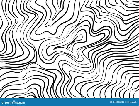 Abstract Background, Black Lines on White Background, Simple Design ...